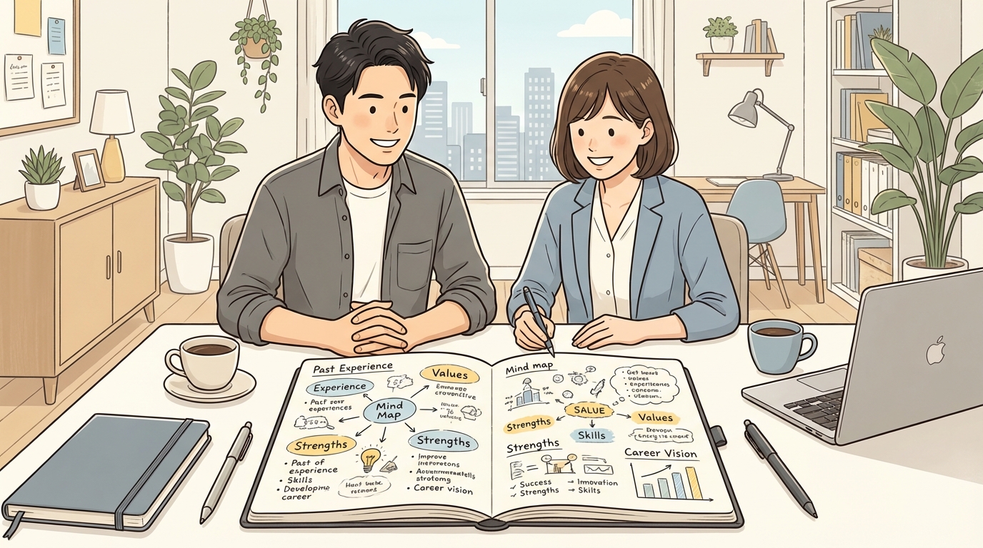 自己分析ノートの完成イメージ