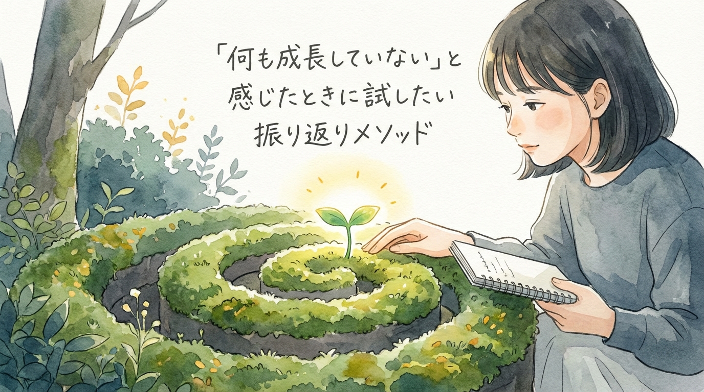「何も成長していない」と感じたときに試したい振り返りメソッド