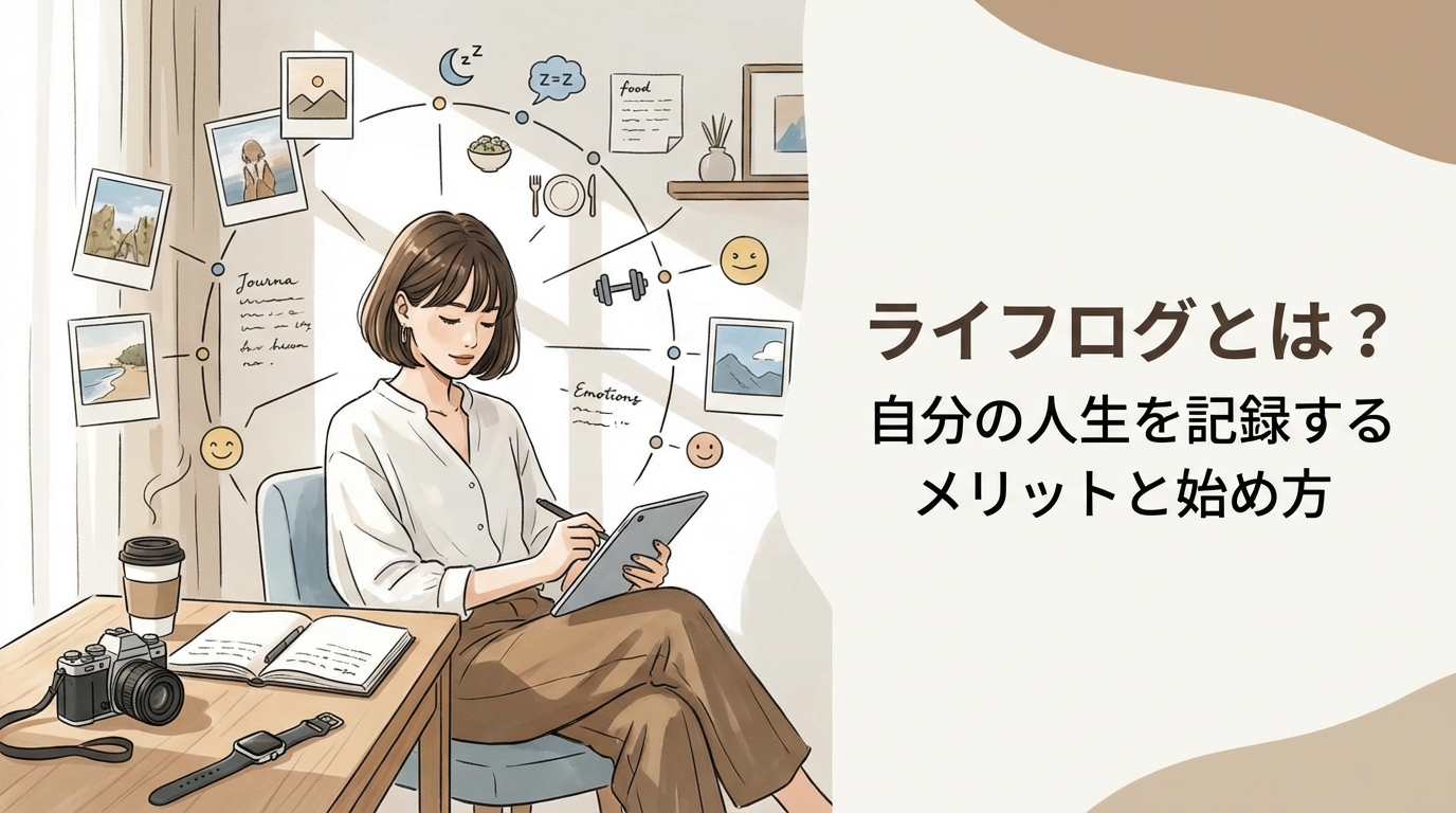 ライフログとは？自分の人生を記録するメリットと始め方