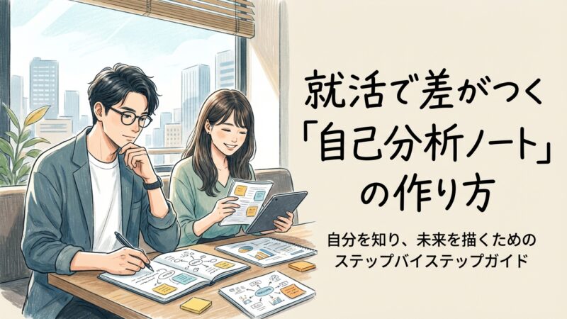 就活で差がつく「自己分析ノート」の作り方