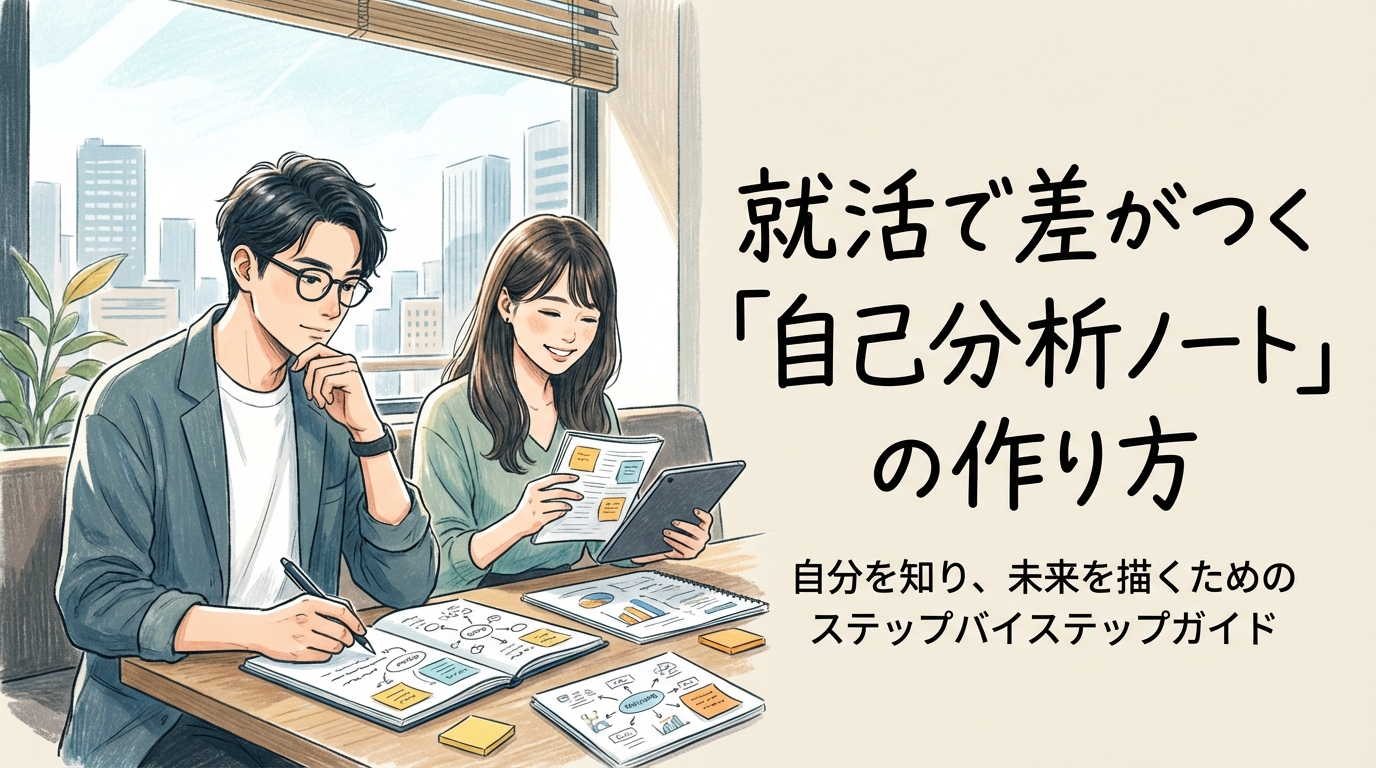 就活で差がつく「自己分析ノート」の作り方