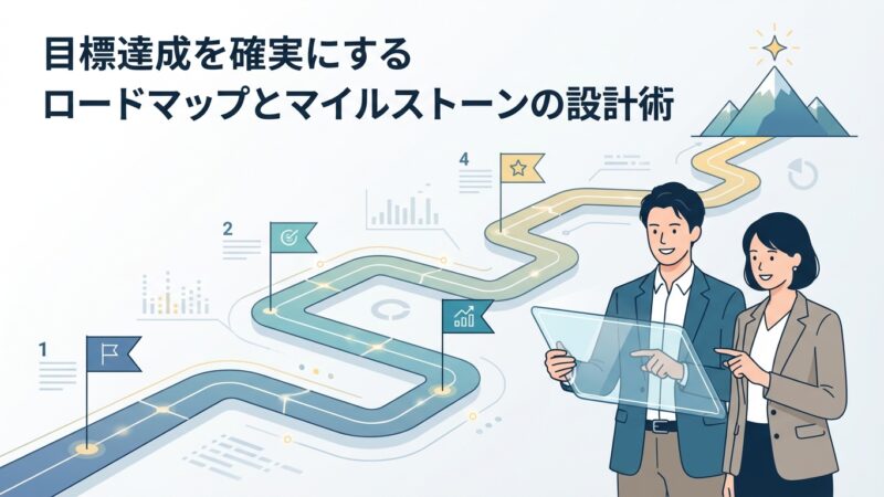 目標達成を確実にするロードマップとマイルストーンの設計術